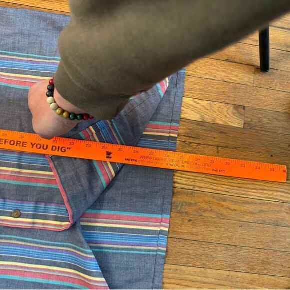 Vintage Striped Button Up Shirt - Picture 5 of 6